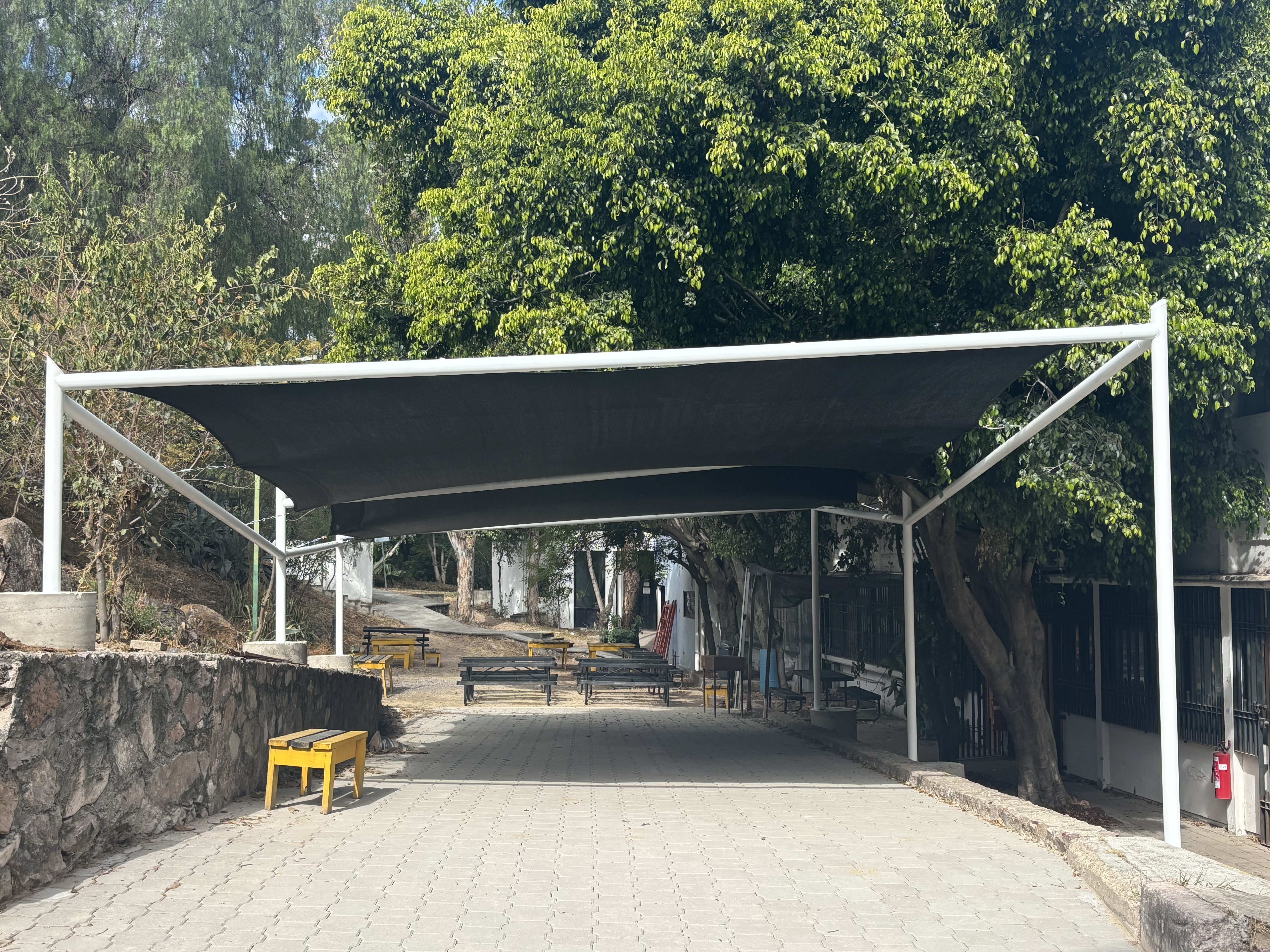 Cimentación, Estructura y Malla Sombra, UG León